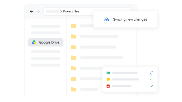 Drive for desktop syncing files to the cloud