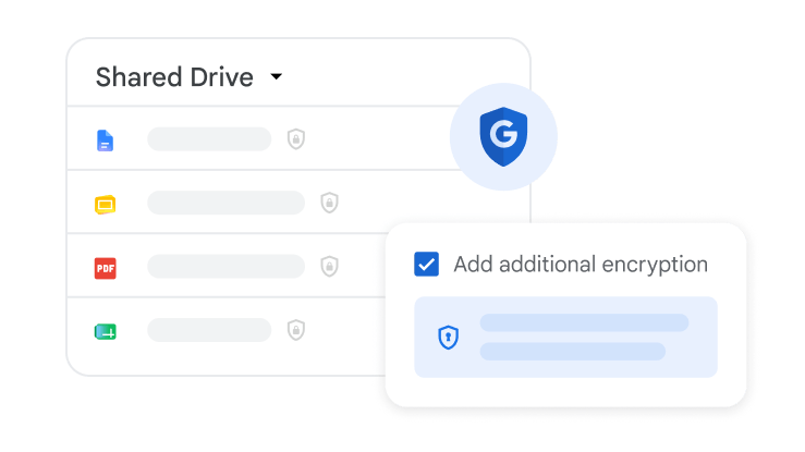 Adding additional encryption to a file in Drive
                           